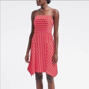DONATED BR Striped Red Dress